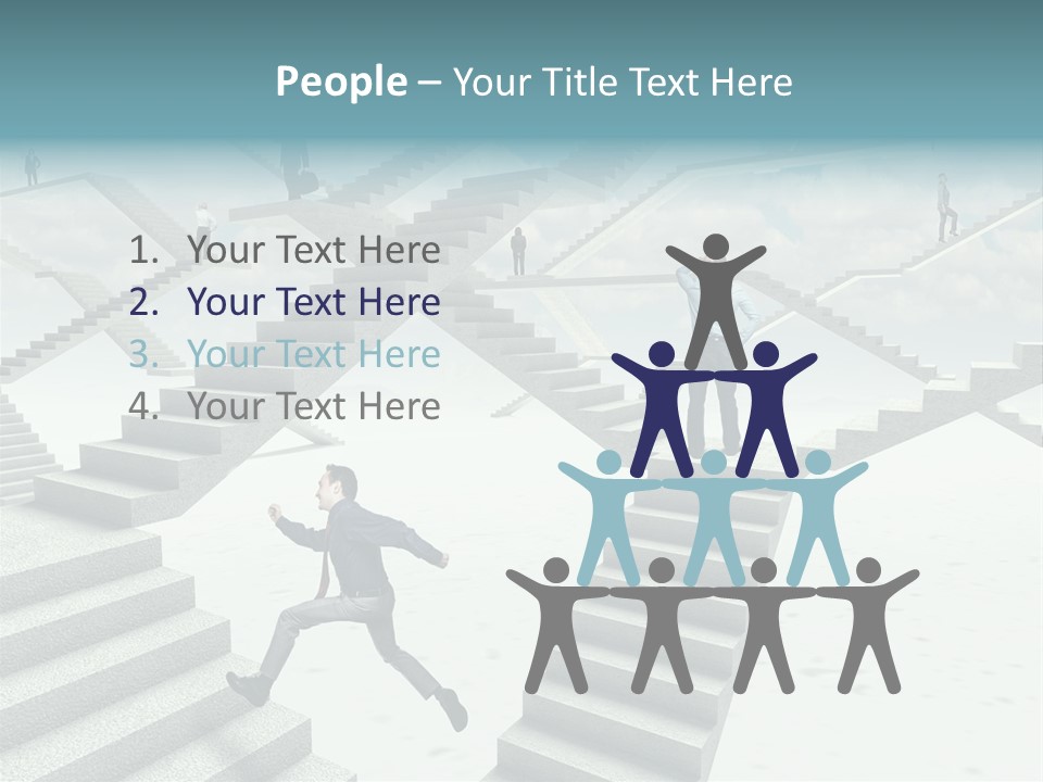 Solution Fall Jump PowerPoint Template