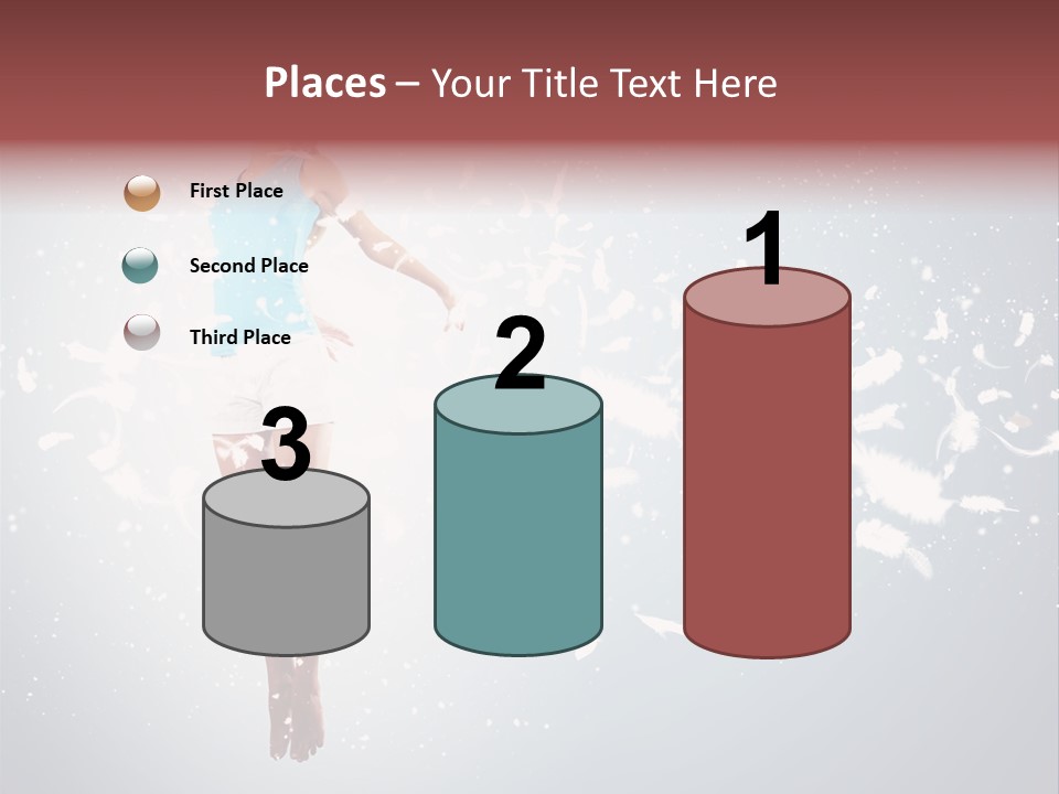Darkness Above Wing PowerPoint Template