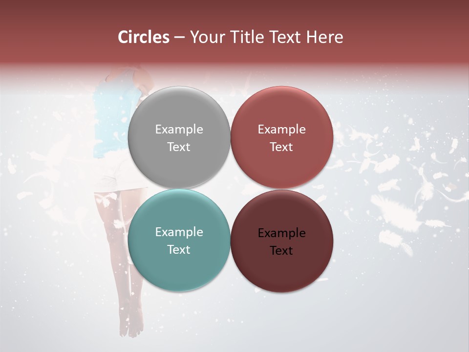 Darkness Above Wing PowerPoint Template