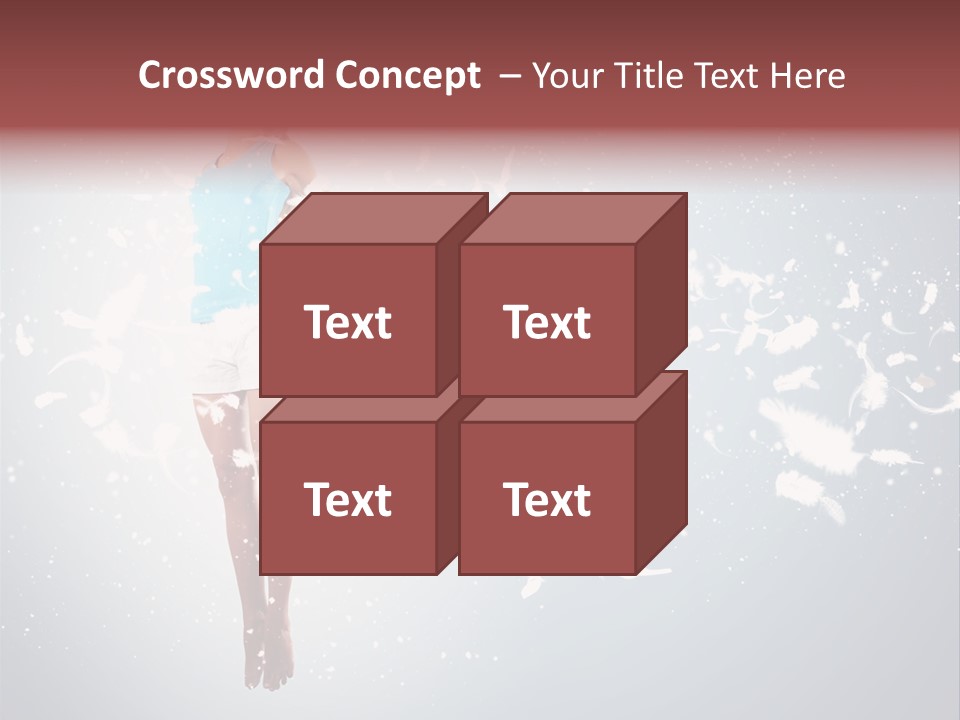 Darkness Above Wing PowerPoint Template