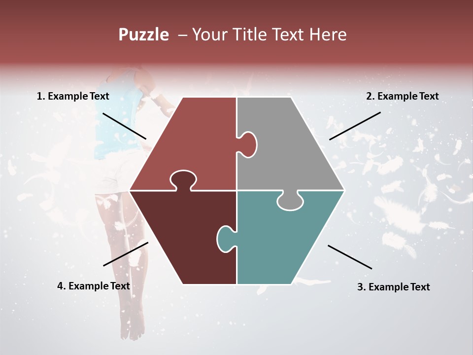 Darkness Above Wing PowerPoint Template