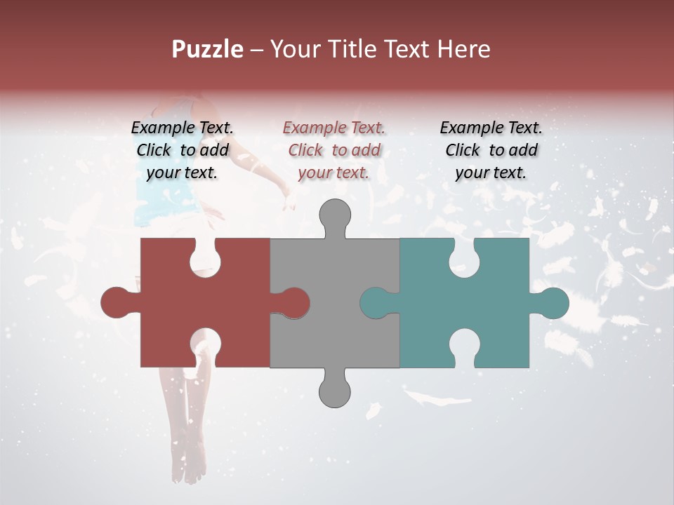 Darkness Above Wing PowerPoint Template