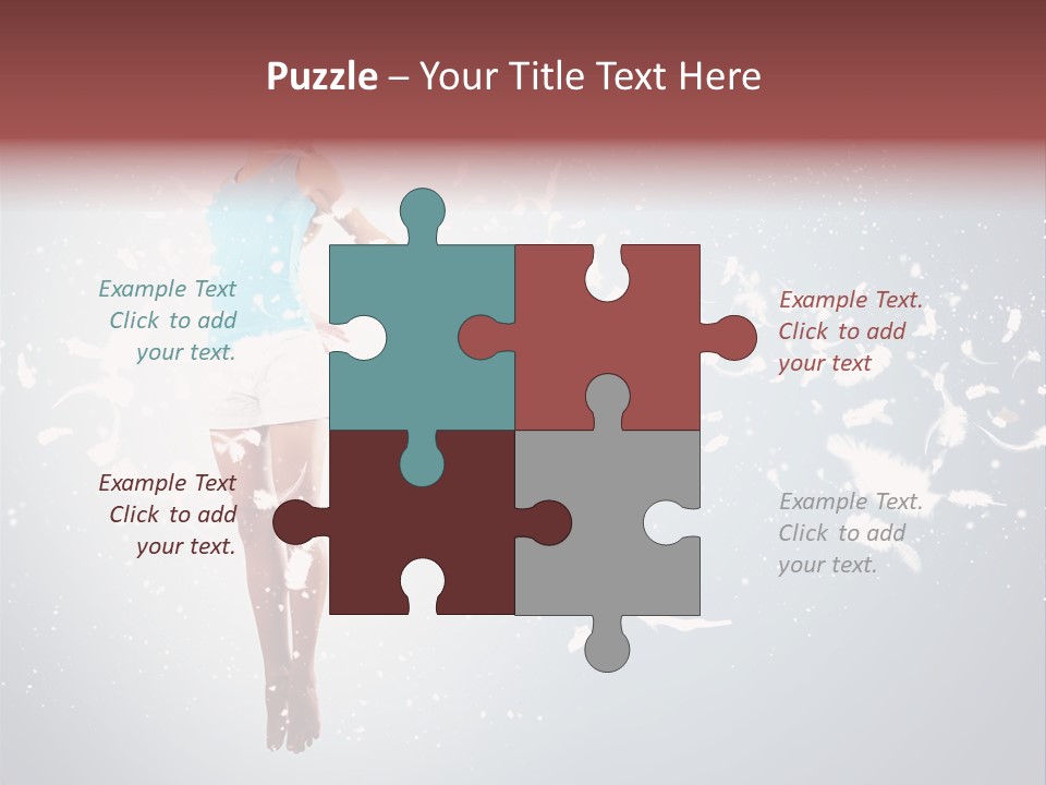 Darkness Above Wing PowerPoint Template