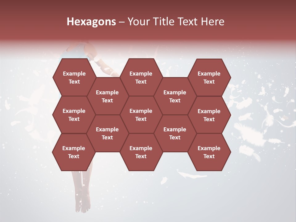 Darkness Above Wing PowerPoint Template