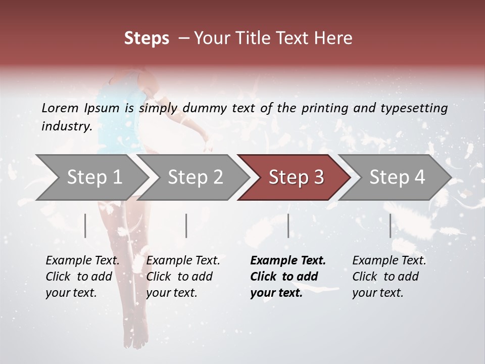 Darkness Above Wing PowerPoint Template