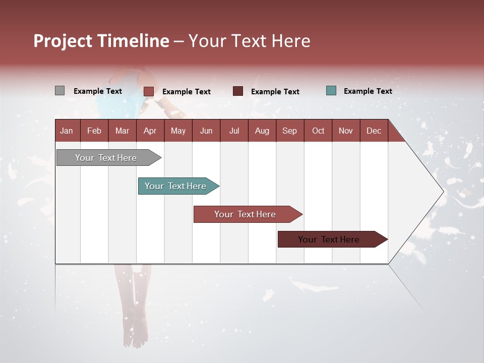Darkness Above Wing PowerPoint Template