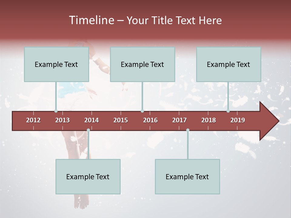 Darkness Above Wing PowerPoint Template
