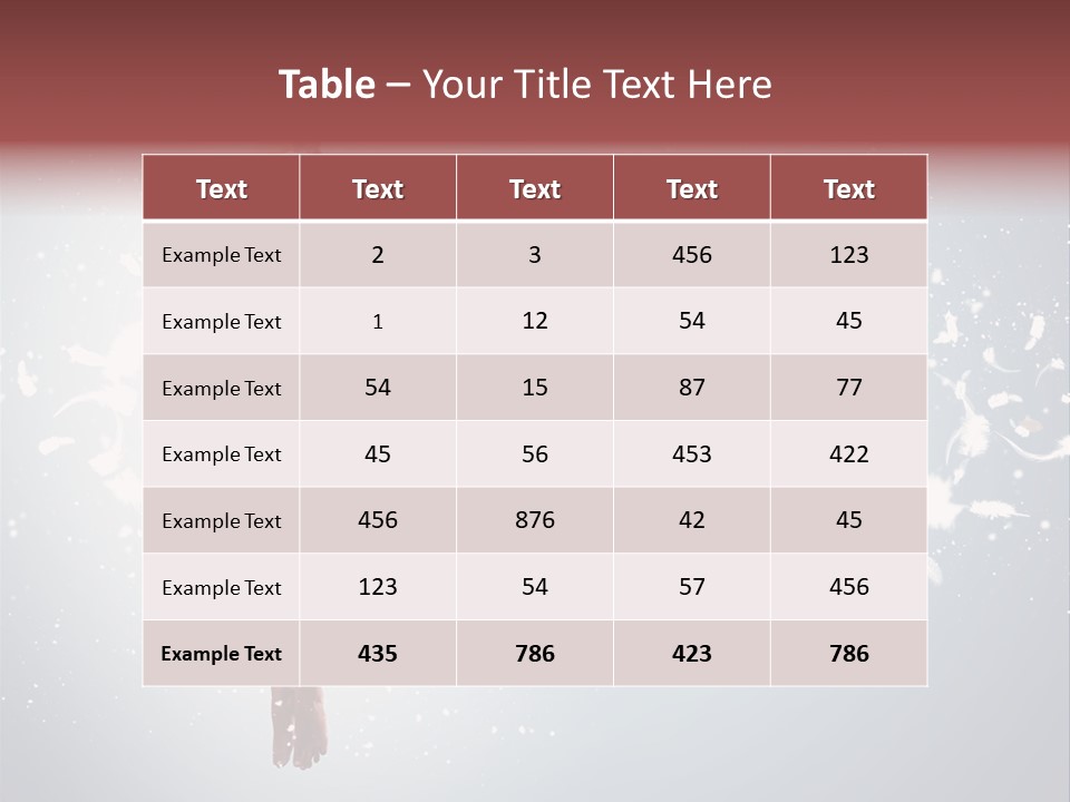 Darkness Above Wing PowerPoint Template