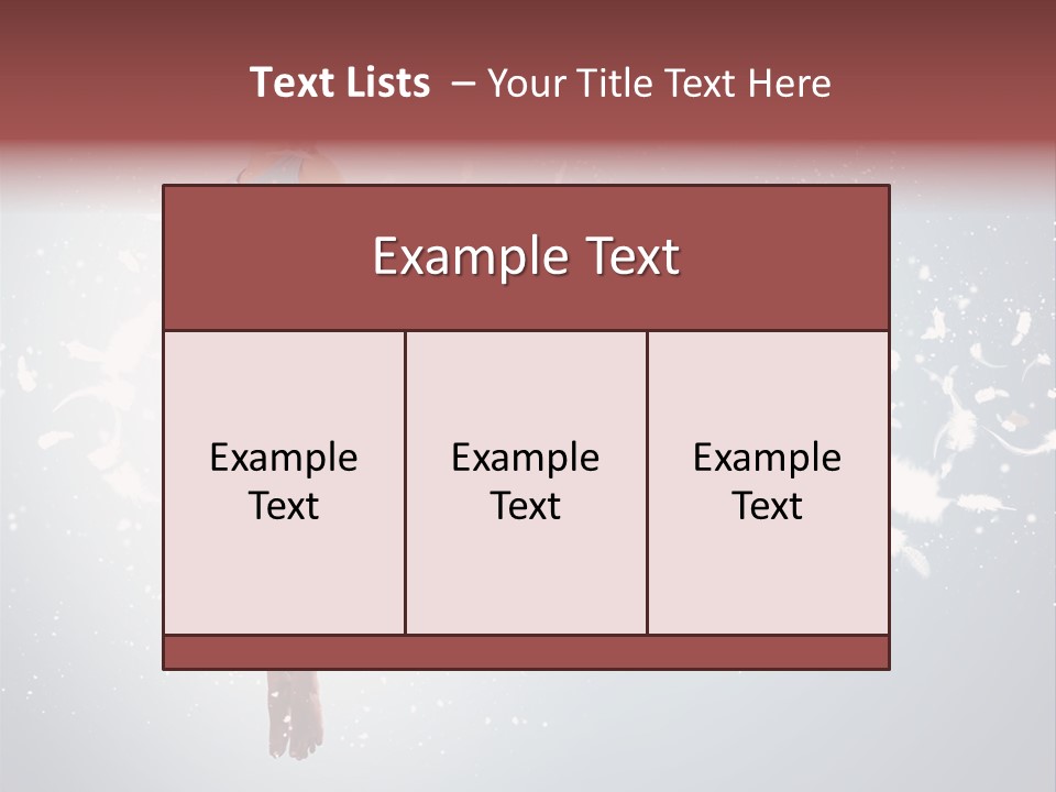 Darkness Above Wing PowerPoint Template