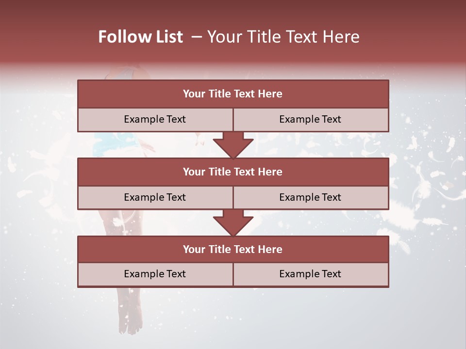 Darkness Above Wing PowerPoint Template