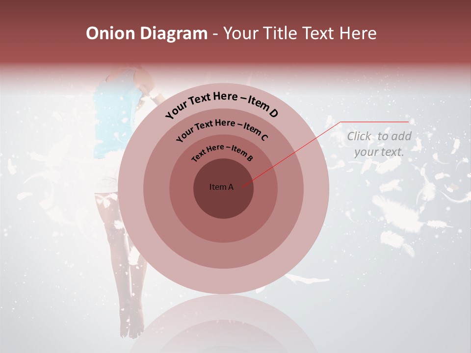 Darkness Above Wing PowerPoint Template