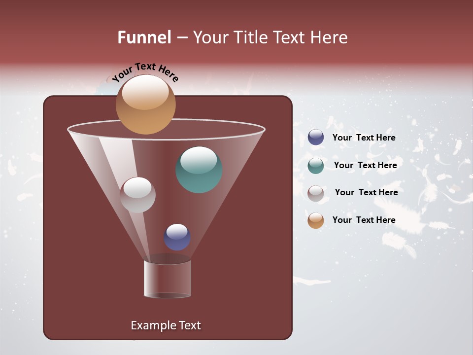 Darkness Above Wing PowerPoint Template