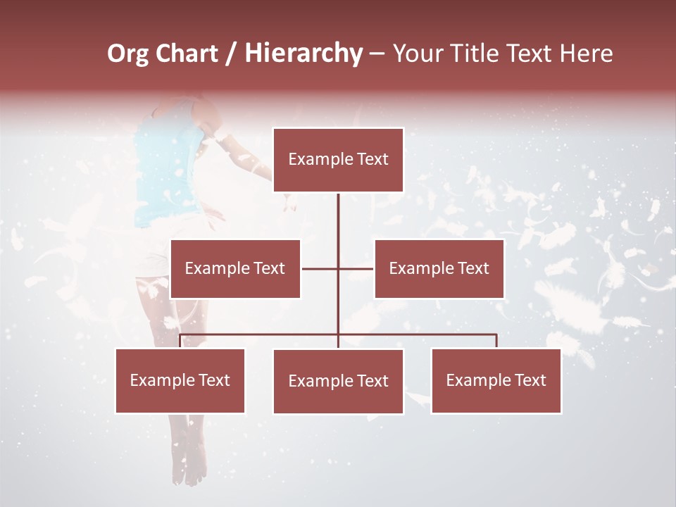 Darkness Above Wing PowerPoint Template