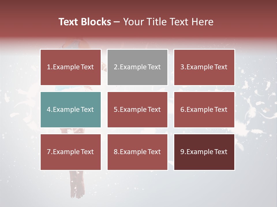 Darkness Above Wing PowerPoint Template