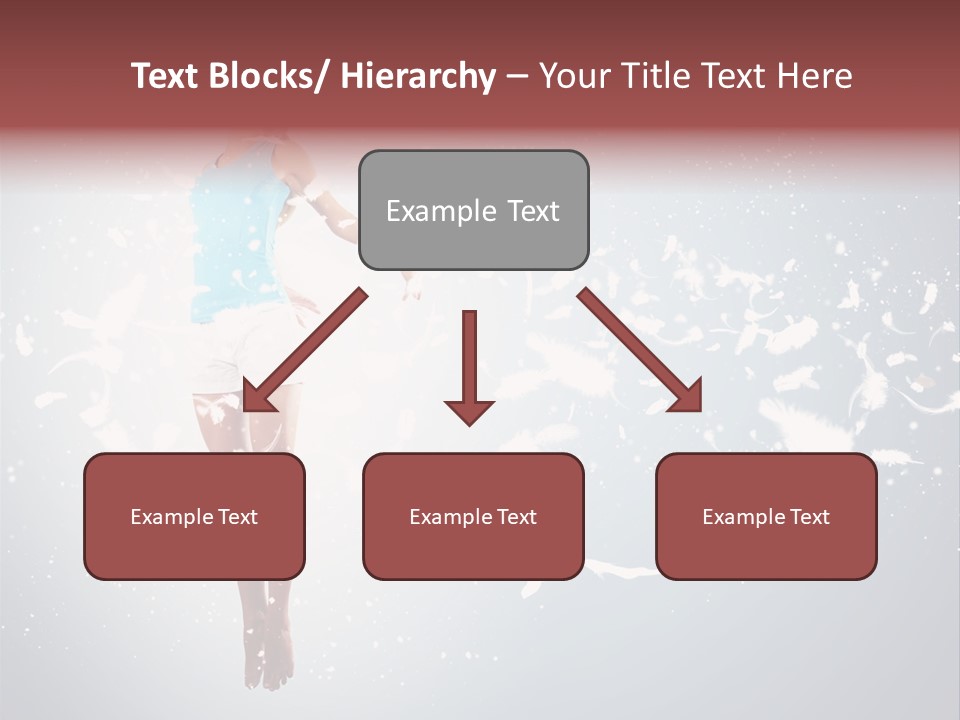 Darkness Above Wing PowerPoint Template