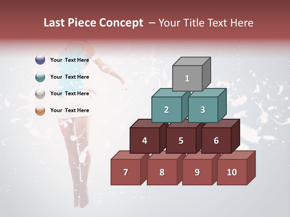 Darkness Above Wing PowerPoint Template
