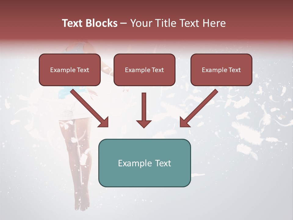 Darkness Above Wing PowerPoint Template
