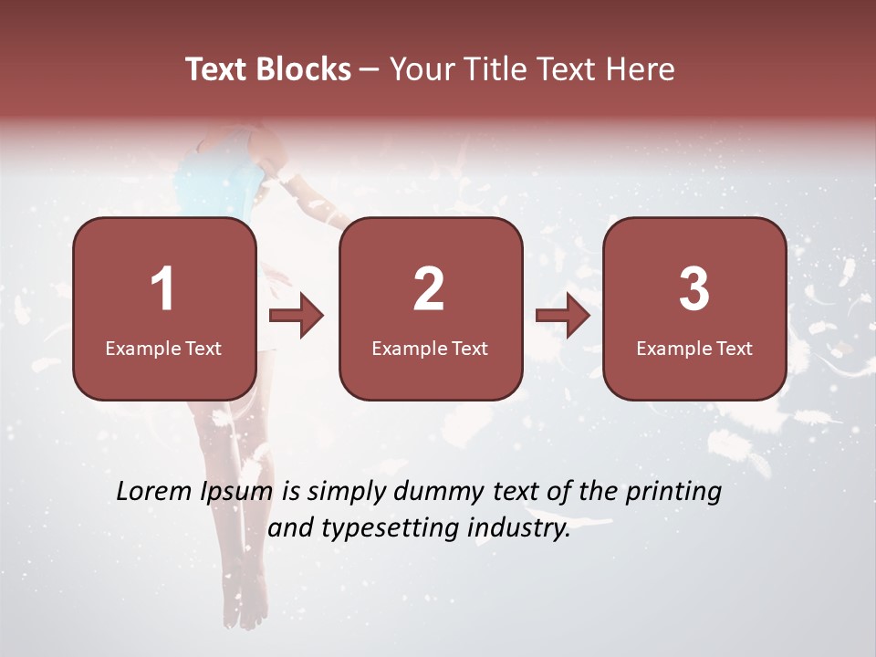Darkness Above Wing PowerPoint Template