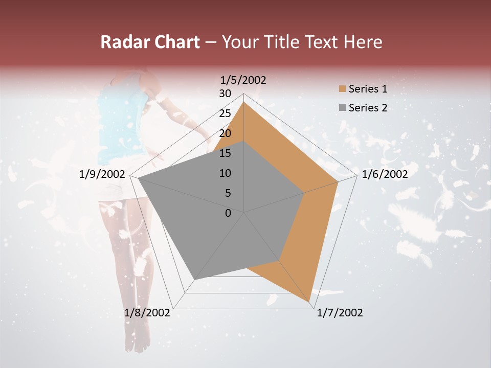 Darkness Above Wing PowerPoint Template