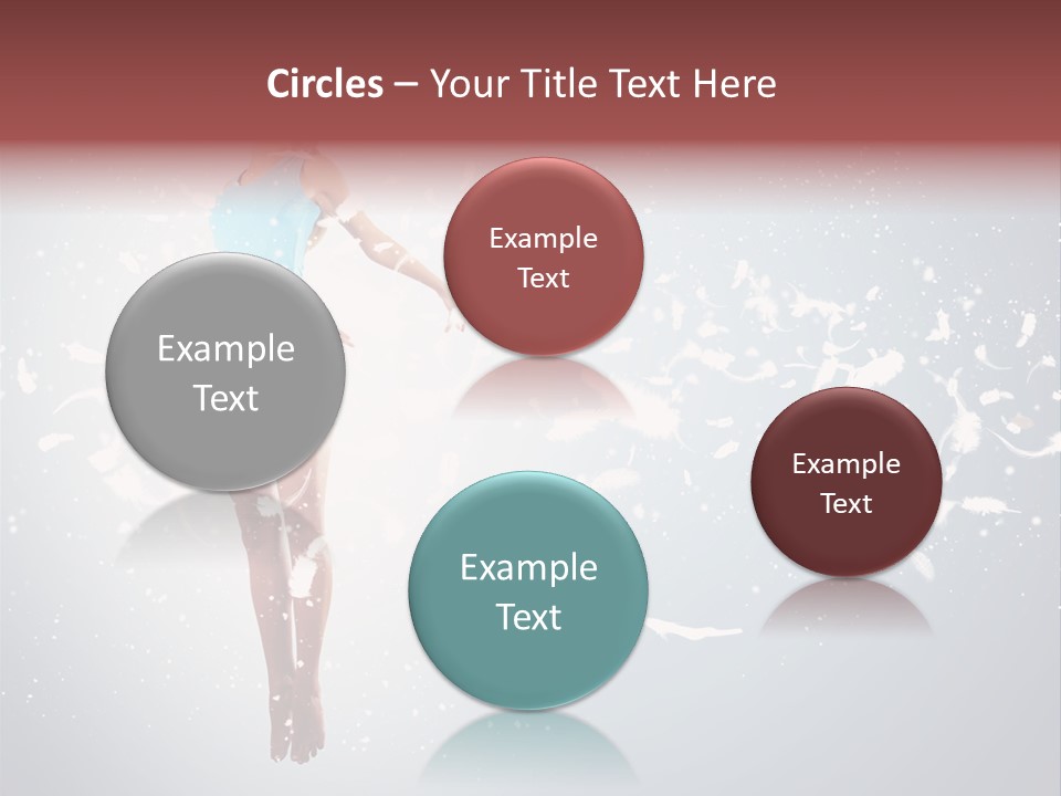 Darkness Above Wing PowerPoint Template