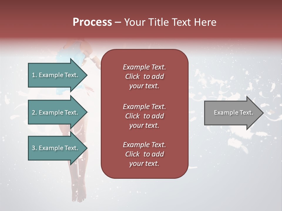 Darkness Above Wing PowerPoint Template