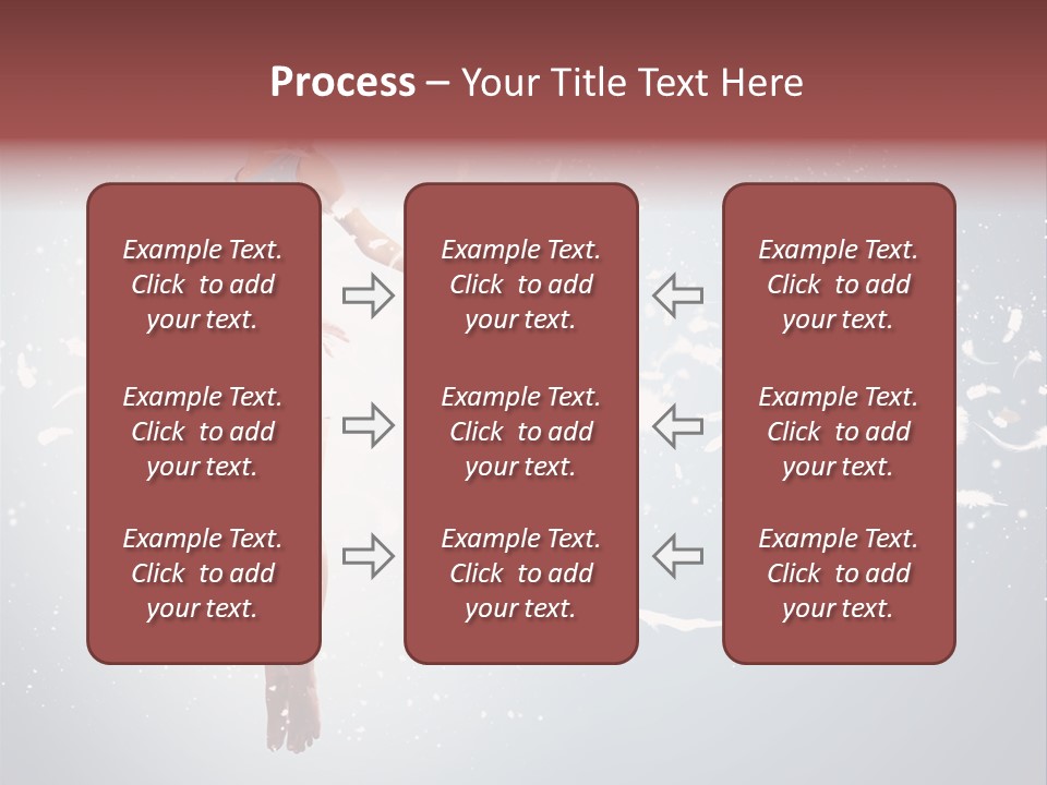 Darkness Above Wing PowerPoint Template