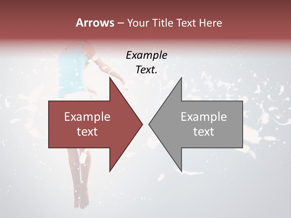 Darkness Above Wing PowerPoint Template