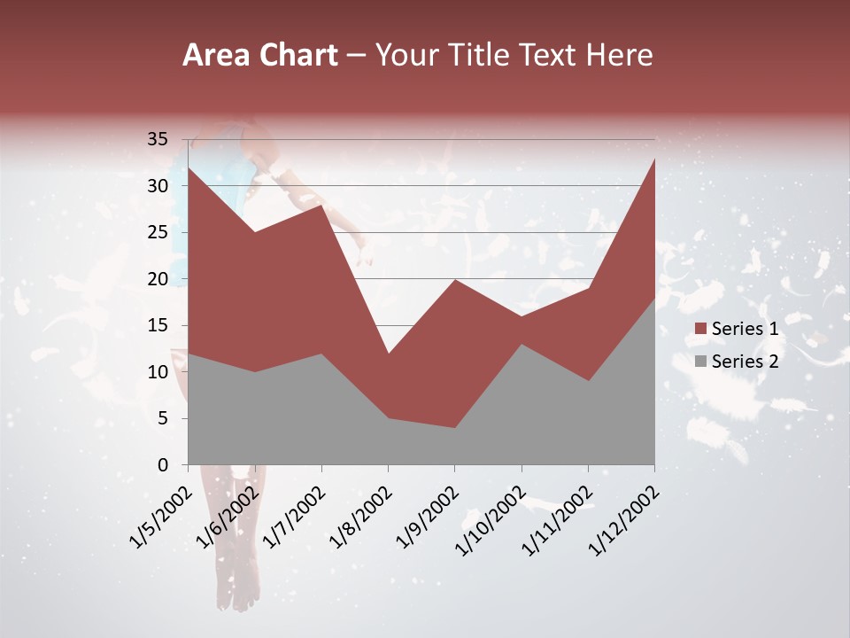 Darkness Above Wing PowerPoint Template
