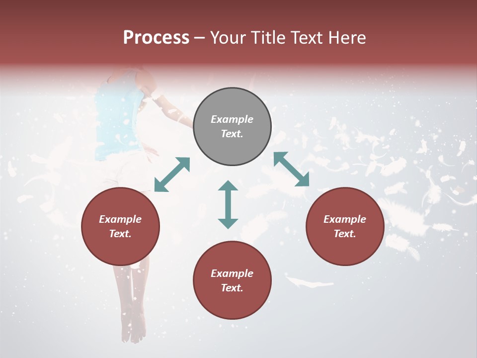 Darkness Above Wing PowerPoint Template