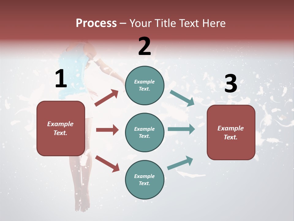 Darkness Above Wing PowerPoint Template