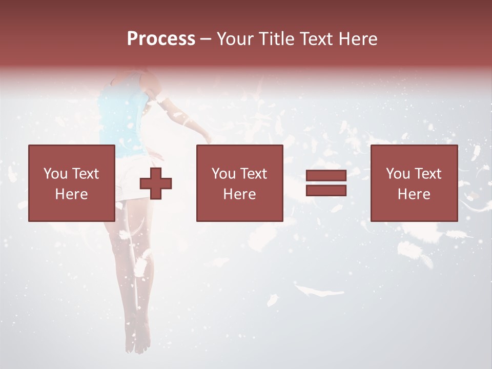 Darkness Above Wing PowerPoint Template