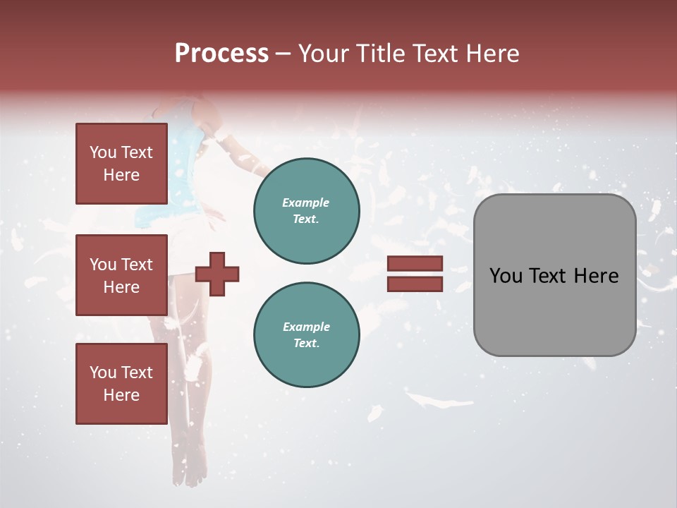 Darkness Above Wing PowerPoint Template