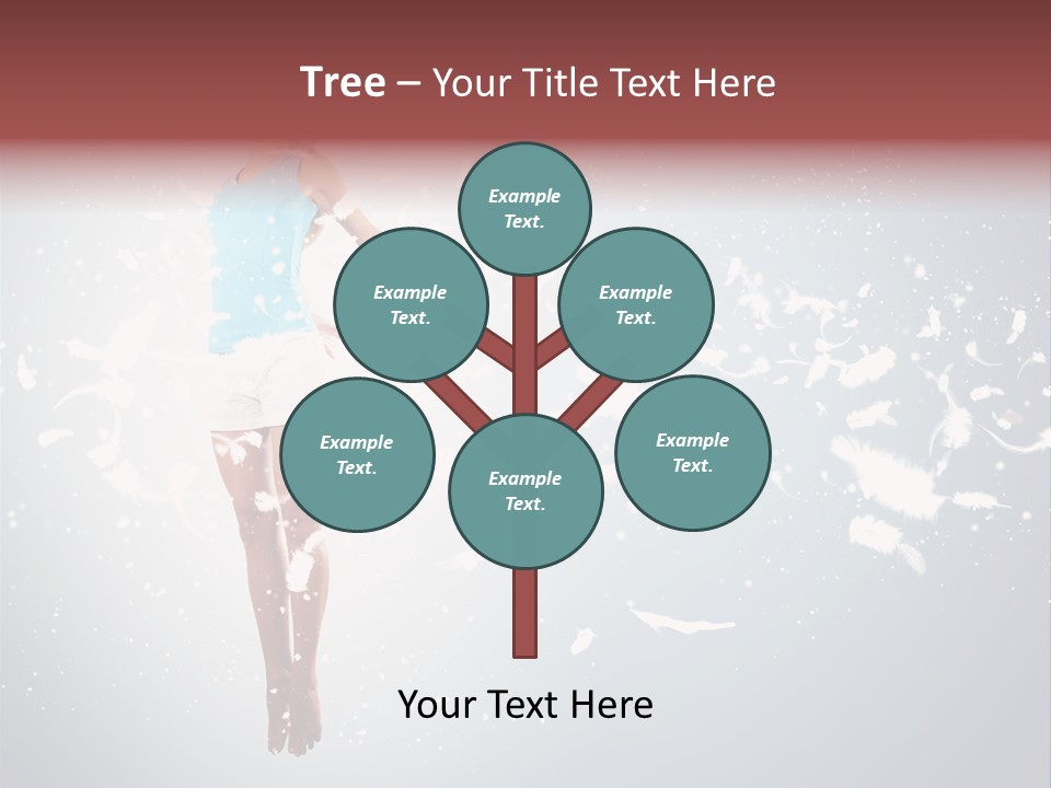 Darkness Above Wing PowerPoint Template