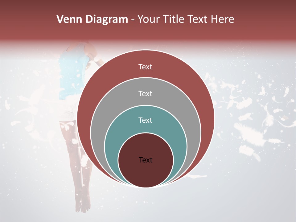 Darkness Above Wing PowerPoint Template