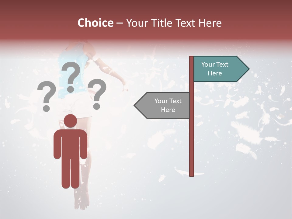 Darkness Above Wing PowerPoint Template