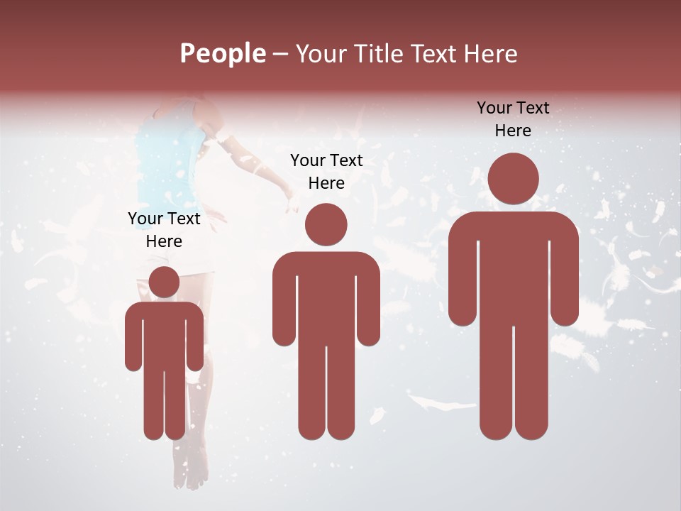 Darkness Above Wing PowerPoint Template