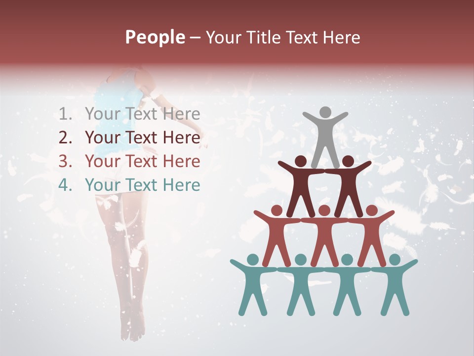 Darkness Above Wing PowerPoint Template