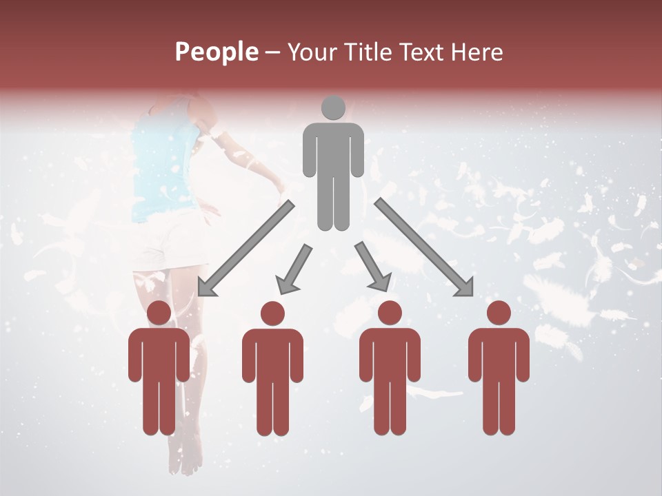 Darkness Above Wing PowerPoint Template