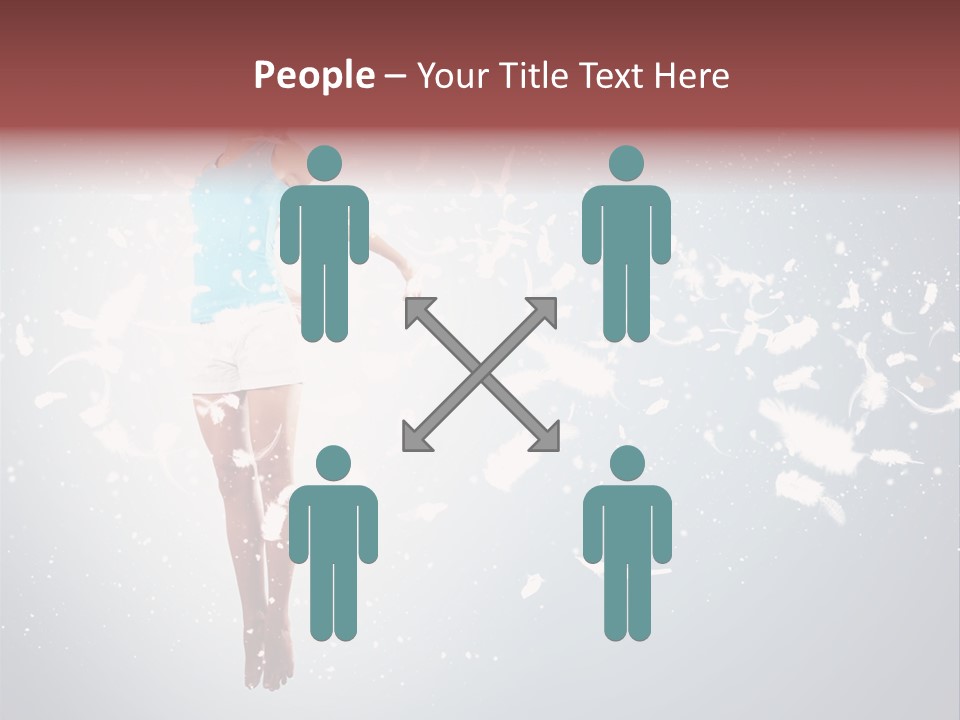 Darkness Above Wing PowerPoint Template