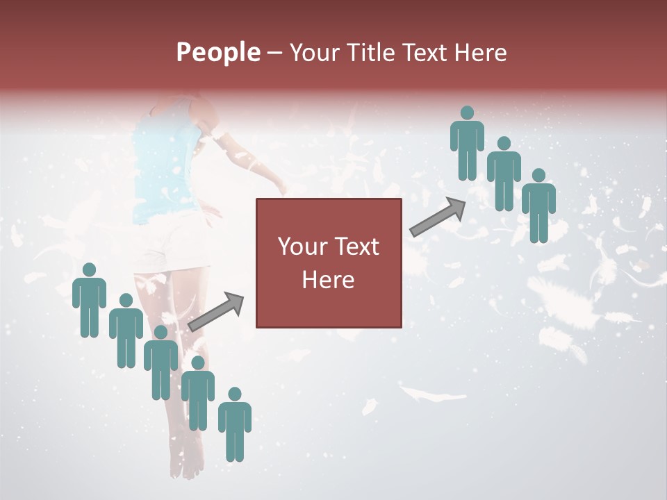 Darkness Above Wing PowerPoint Template