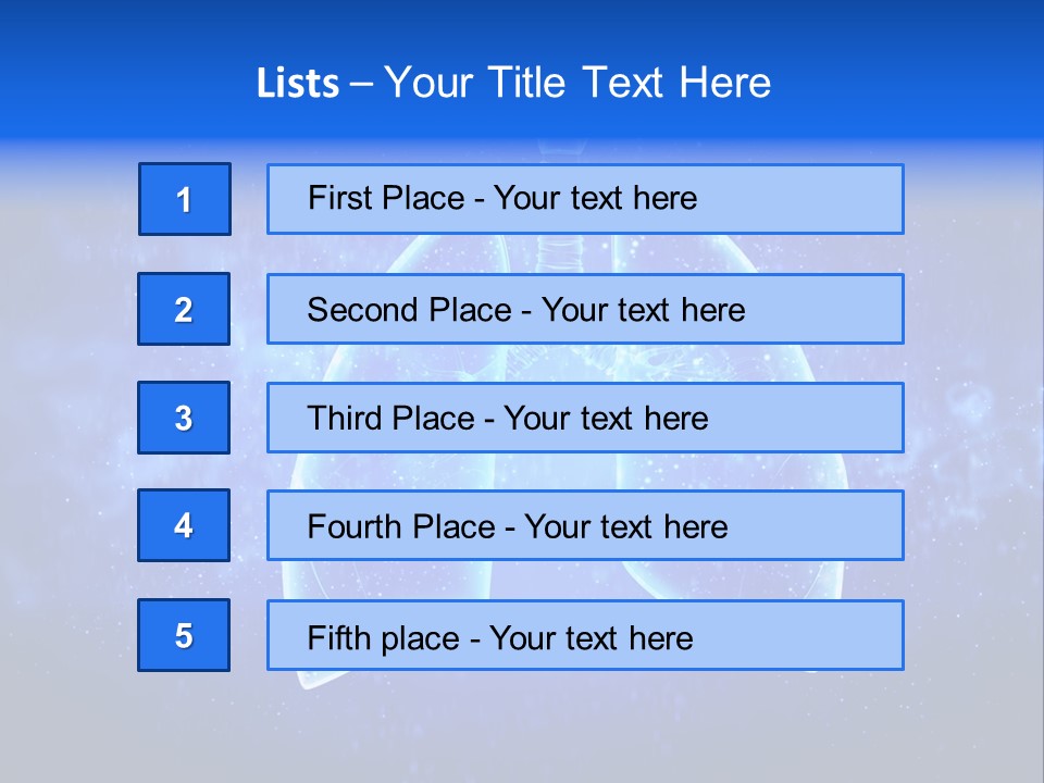Section Lymph White PowerPoint Template