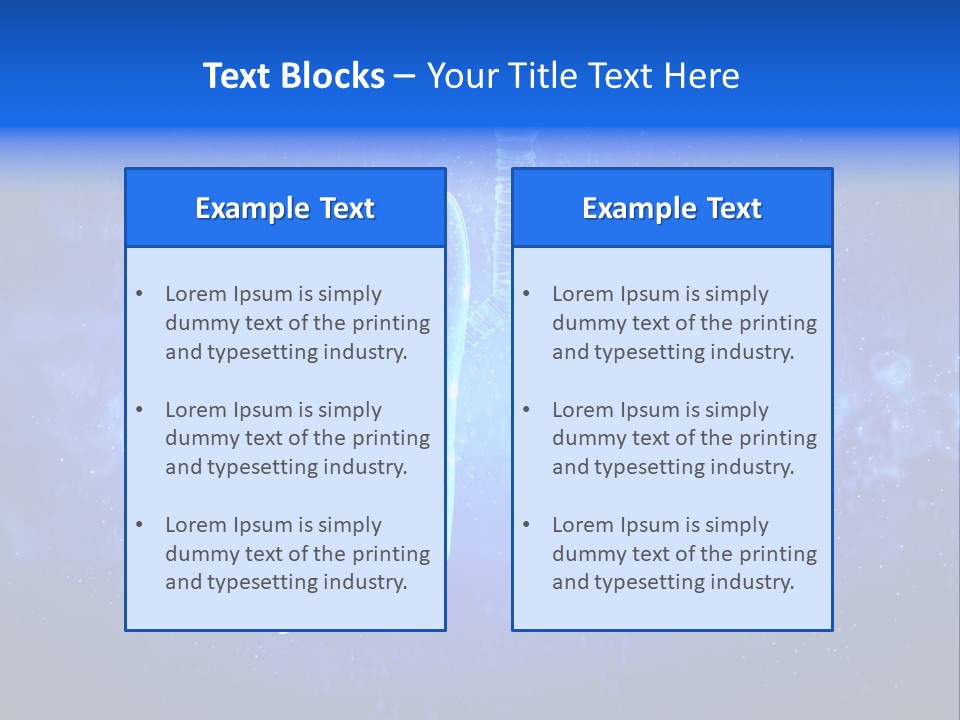 Section Lymph White PowerPoint Template
