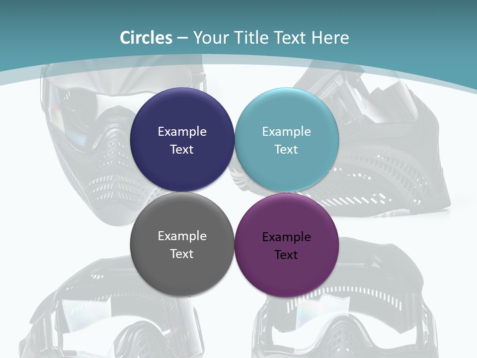 Different Paintball View PowerPoint Template