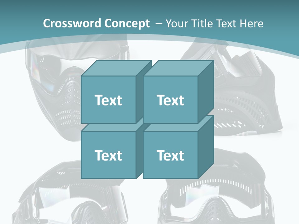 Different Paintball View PowerPoint Template
