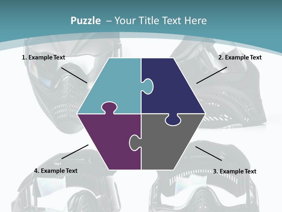 Different Paintball View PowerPoint Template