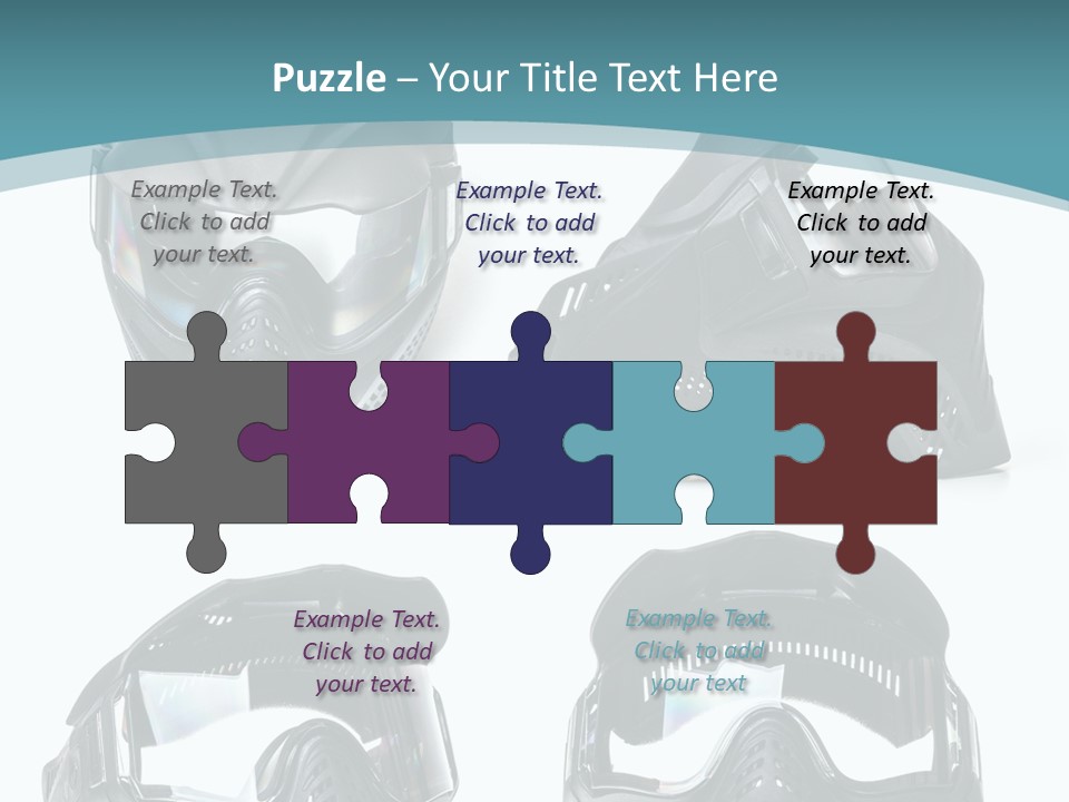 Different Paintball View PowerPoint Template