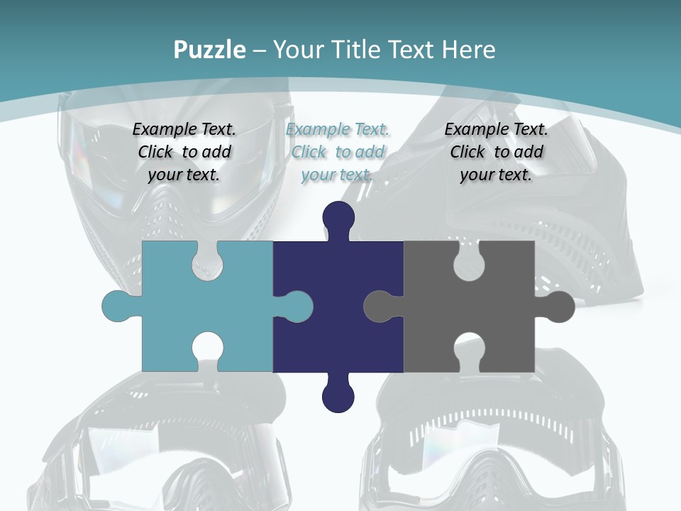 Different Paintball View PowerPoint Template