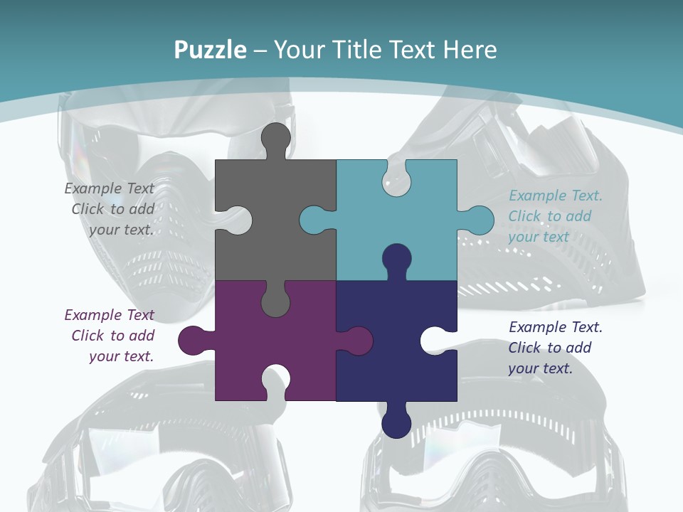 Different Paintball View PowerPoint Template