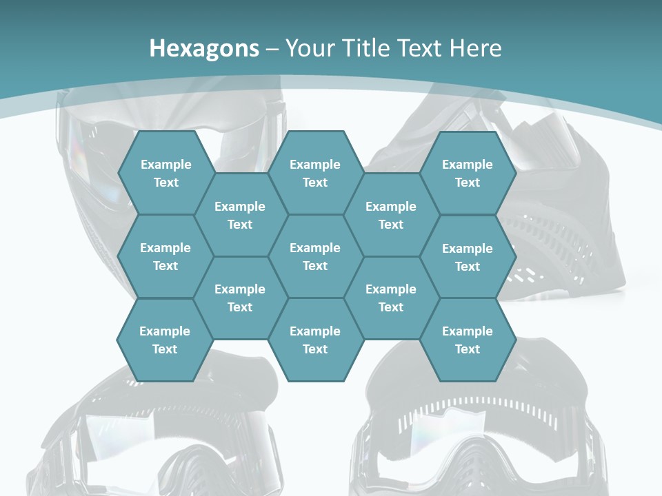 Different Paintball View PowerPoint Template