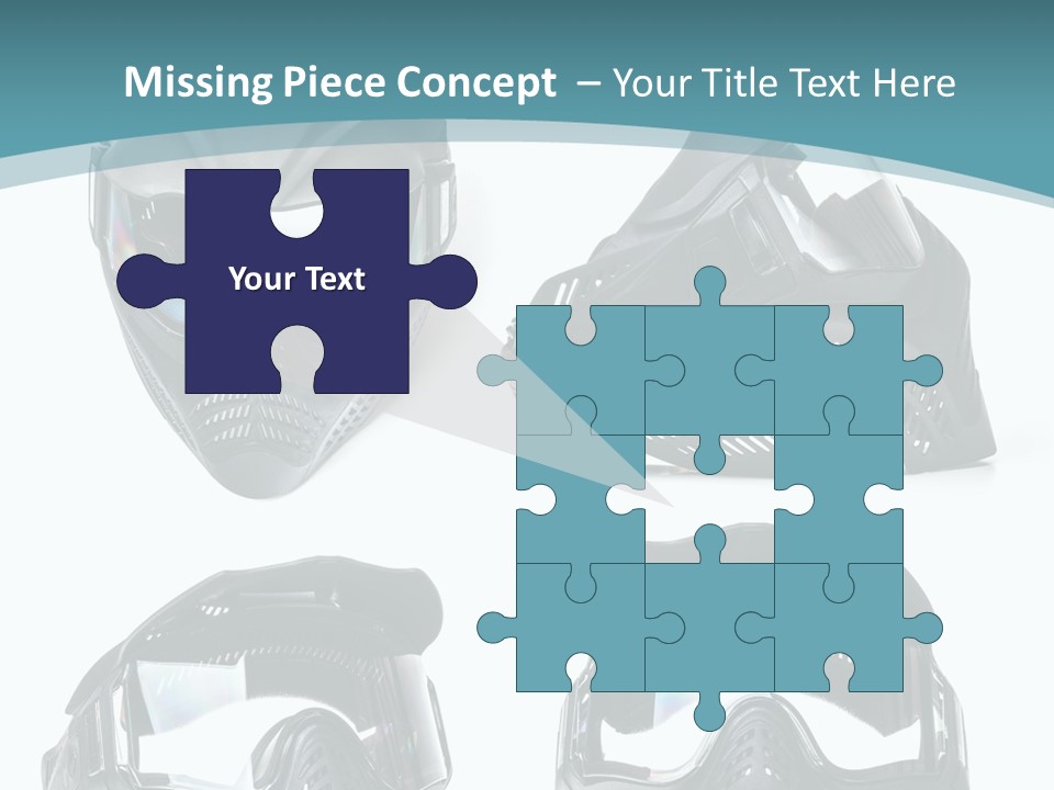 Different Paintball View PowerPoint Template